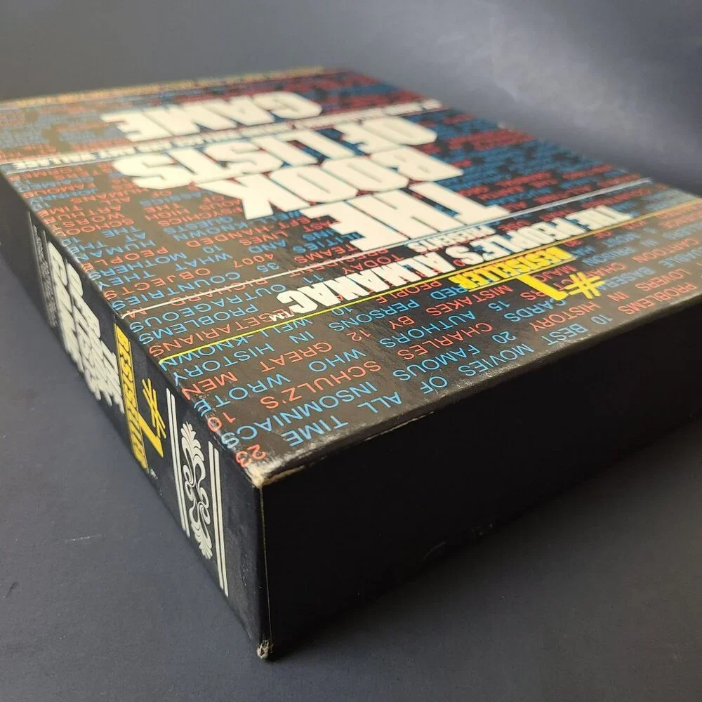 Avalon Hill 1979 : The Book of Lists Game - Best Books of the Year (UNPUNCHED)